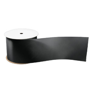 Ruban noir soyeux en satin