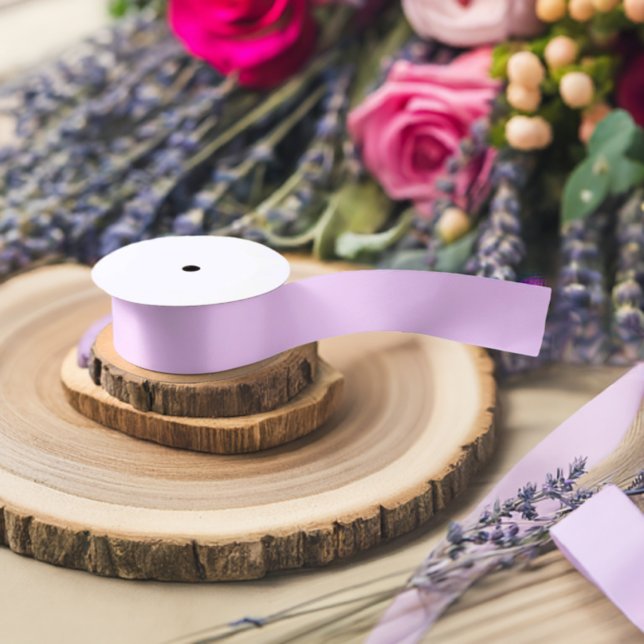 Ruban rose en satin (Small Pink Lavender Satin Ribbon)