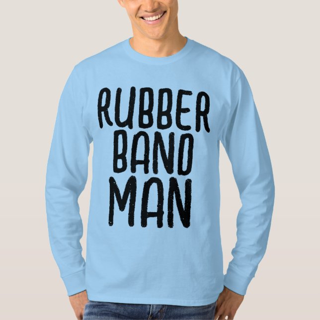 RUBBER BAND MAN VINTAGE T - SHIRT MENSCHEN (Vorderseite)
