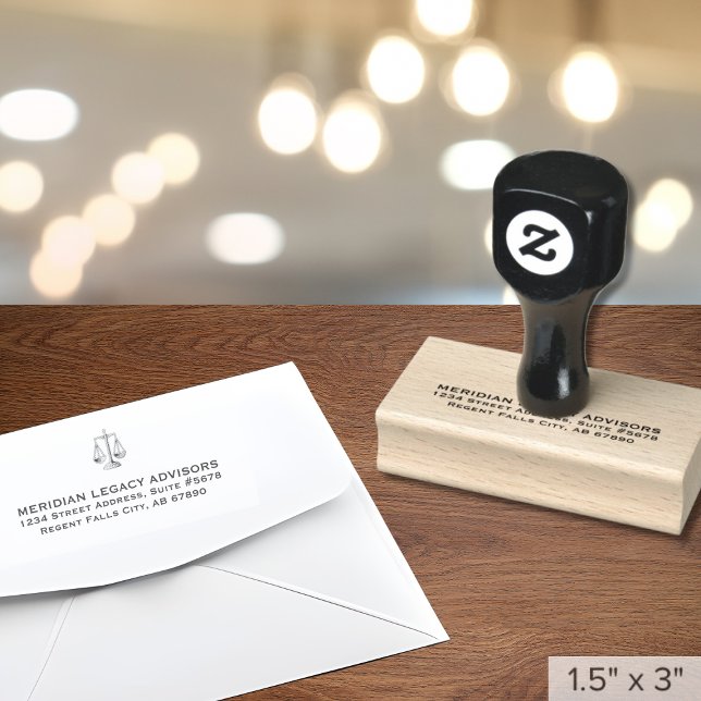 Rubber-Briefmarke für das Logo "Legal Justice Scal Gummistempel (Von Creator hochgeladen)