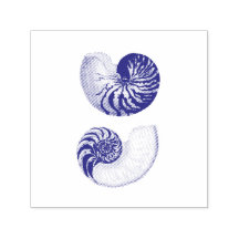 RUBBER-BRIEFMARKE: VINTAGE GROSSE NAUTILUS-ILLUSTR
