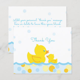 Rubber Duck Baby Shower Danke