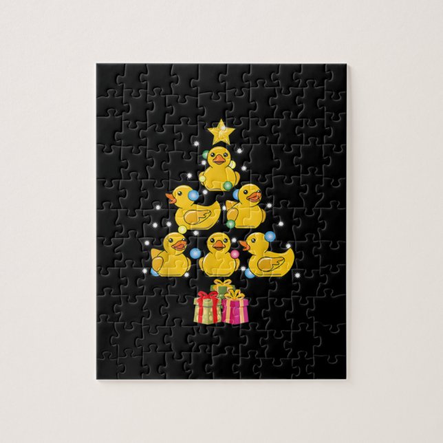 Rubber Duck Christmas Tree Duckie Quack Weihnachte (Vertikal)