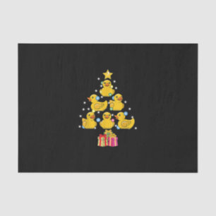 Rubber Duck Christmas Tree Duckie Quack Weihnachte Seidenpapier
