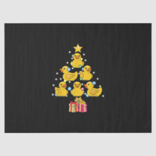 Rubber Duck Christmas Tree Duckie Quack Weihnachte Seidenpapier
