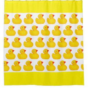 Rubber Duck Ducky Ducks Luxus Duschvorhang