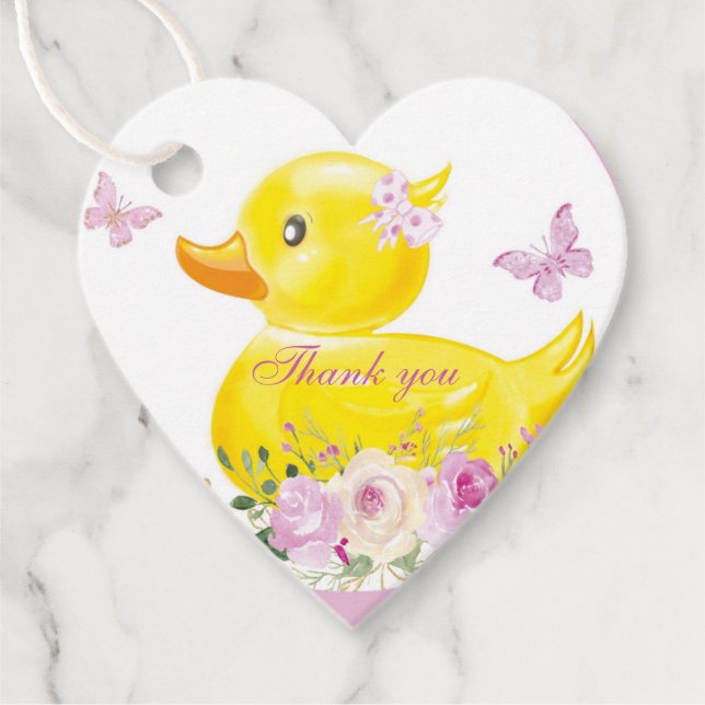 RUBBER DUCK GIRL Favoriser les étiquettes (Devant)