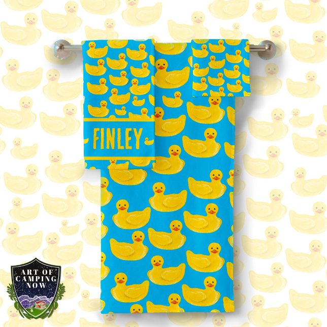 Rubber Duck Kids Personalized Bath Set (Créateur téléchargé)