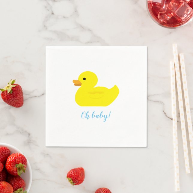 Rubber Duck Party Baby Showroom Baby Napkins Serviette (Beispiel)