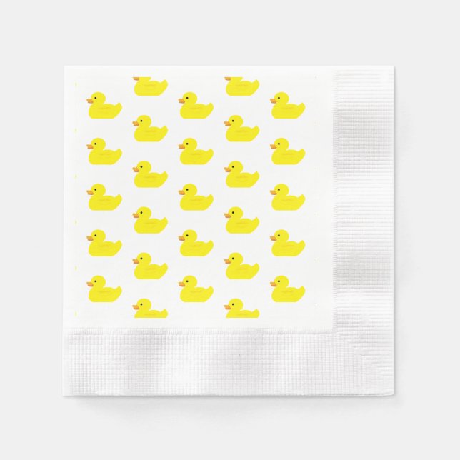 Rubber Duck Party Napkins Serviette (Vorderseite)