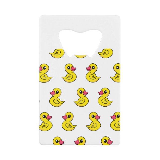 Rubber Duck Pattern Geldbeutel Flaschenöffner (Vorderseite)