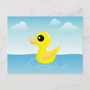 Rubber Duck Postcard Postkarte