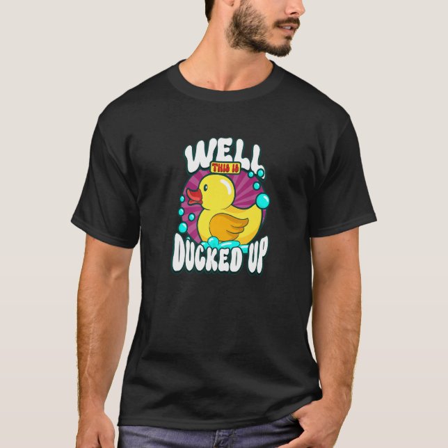 Rubber Duck Rubber Ducks Duck  Bathroom Bubble T-Shirt (Vorderseite)