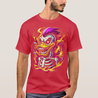Rubber Duck Skeleton Rubber Duckie Party 2 T-Shirt