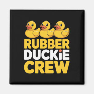 Rubber Duckie Crew genießt den Kreuzfahrturlaub Magnet