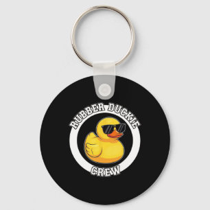 Rubber Duckie Crew genießt den Kreuzfahrturlaub Schlüsselanhänger