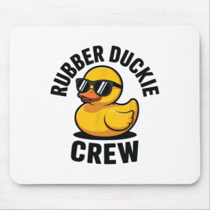 Rubber Duckie Crew Liebe Rubber Duck Duschen Th  Mousepad