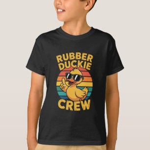 Rubber Duckie Crew Liebt Ente Süße Ente Retro Vint T-Shirt