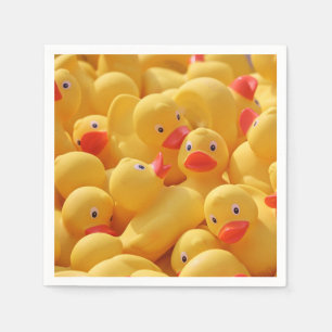 Rubber Duckie Ducky Baby Ein Jahr alt Party Serviette