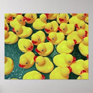 Rubber duckies poster