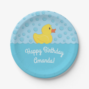 Rubber Ducky 1. Geburtstag Party Kinder Baby Pappteller
