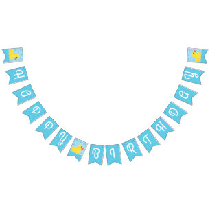 Rubber Ducky 1. Geburtstag Party Kinder Baby Wimpelkette