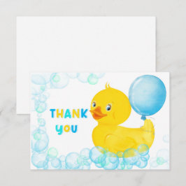 Rubber Ducky Boy First Birthday Vielen Dank