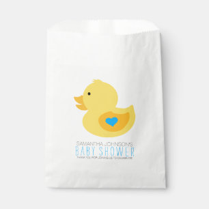 Rubber Ducky Bubble Bath Boy Baby Dusche Geschenktütchen