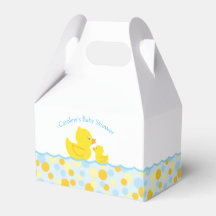 Rubber Ducky Bubbles Baby Dusche Gastgeschenk Box