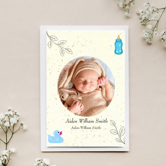 Rubber Ducky Floral Rice Paper Ankündigung (Von Creator hochgeladen)