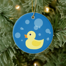 Rubber Ducky Keramik Ornament