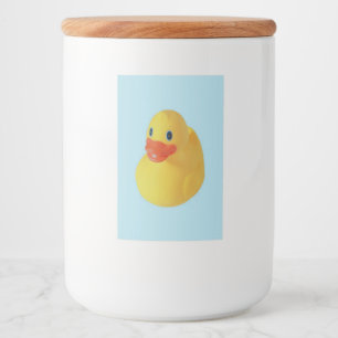 Rubber Ducky Lebensmitteletikett