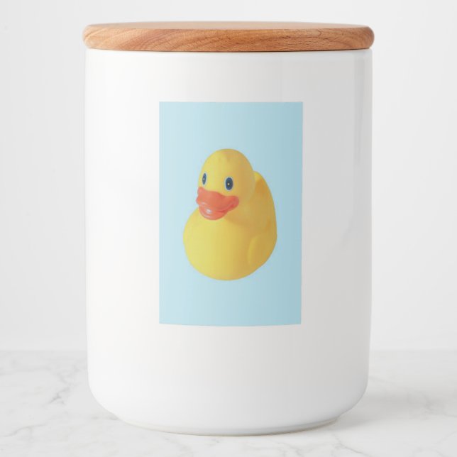 Rubber Ducky Lebensmitteletikett (Vorderseite)