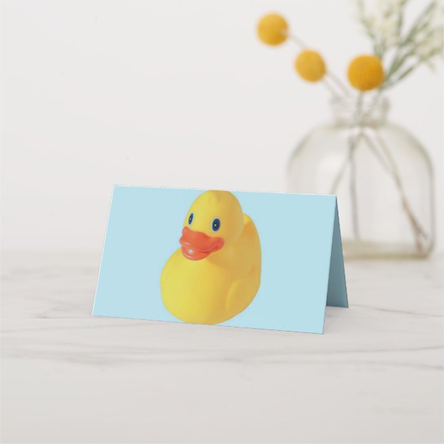 Rubber Ducky Platzkarte (Vorderseite)