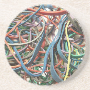 Rubberbands-Untersetzer Getränkeuntersetzer