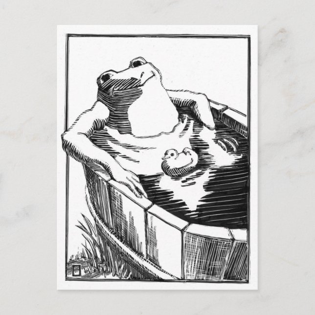 Rubberducky Postkarte (Vorderseite)