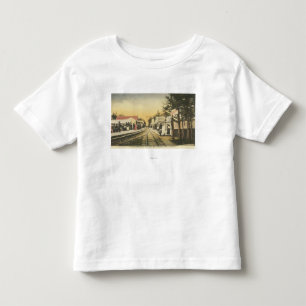 Rubberneck-Reihen-Eisenbahn-Ansicht Kleinkind T-shirt