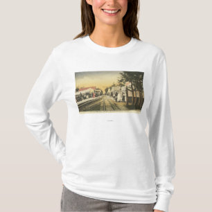 Rubberneck-Reihen-Eisenbahn-Ansicht T-Shirt