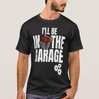 Rubbing Is Racing Stock Car Racing Engine Mechanic T-Shirt