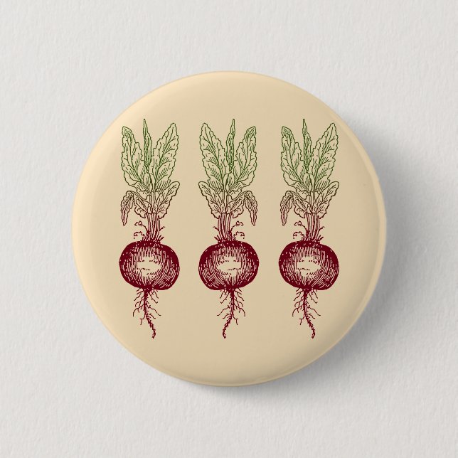 Rübe Button (Vorderseite)