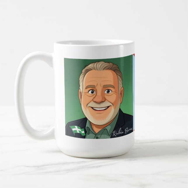 Ruben Berrios Präsident des PIP Kaffeetasse (Links)