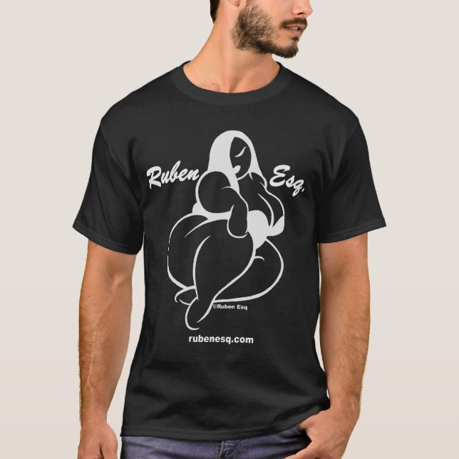 Ruben Esq Logo (weiß) T-Shirt (Vorderseite)