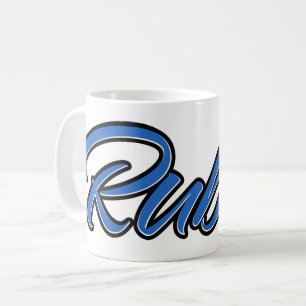 Ruben Vorname Name blue Tasse Kaffeetasse