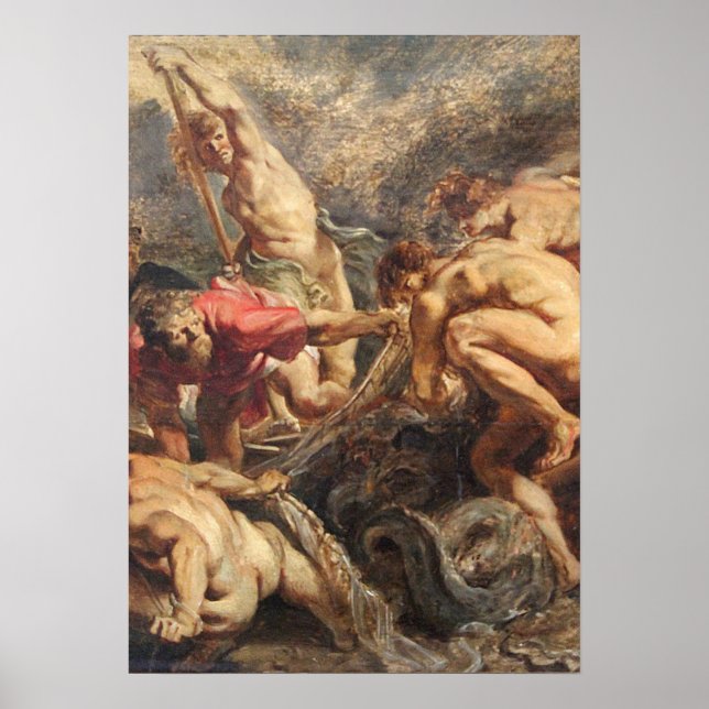 Rubens - Der wunderbare Entwurf der Fische Poster (Vorne)