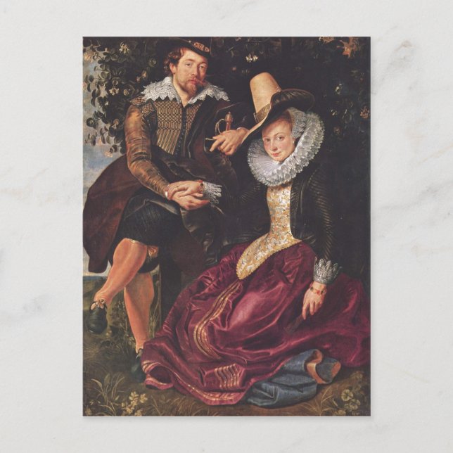 Rubens, Peter Paul Selbstportr?t des Malers mit se Postkarte (Vorderseite)