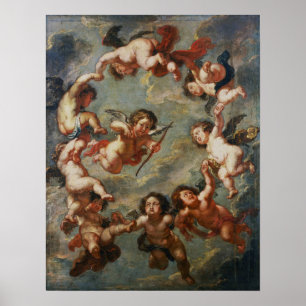 Rubens - Putti- Deckendekoration Poster