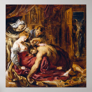 Rubens - Simson und Delila Poster