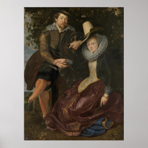Rubens und Isabella Brant im Honeysuckle Bower Poster
