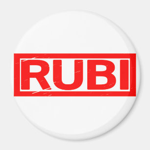 Rubi-Briefmarke Magnet