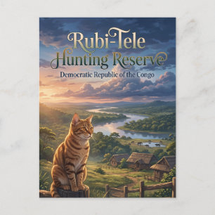 Rubi-Tele-Jagdsafari Postkarte
